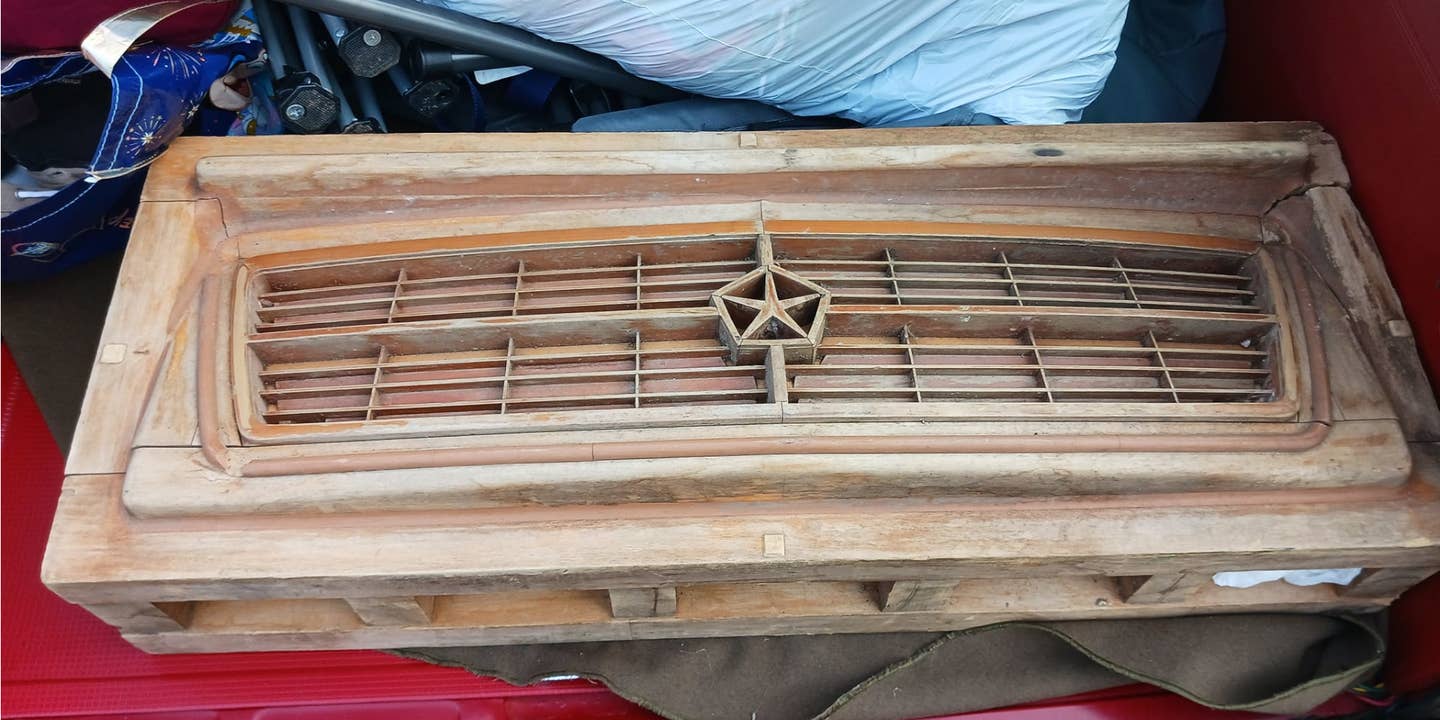 Someone Found an Original Chrysler K-Car Grille Pattern at a Flea Market