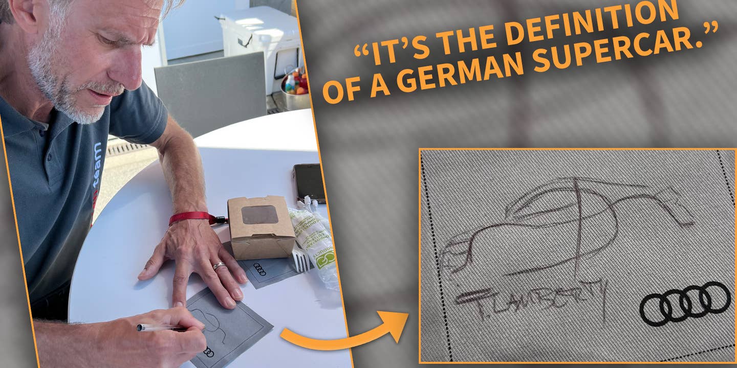 I Had a Chat With the Original Audi R8’s Designer and He Drew Me This Sweet Sketch
