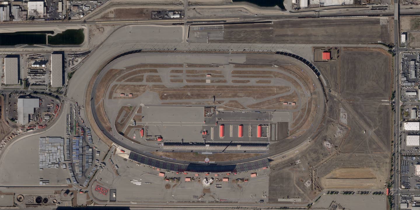 See the Ruins of NASCAR’s Auto Club Speedway From Space