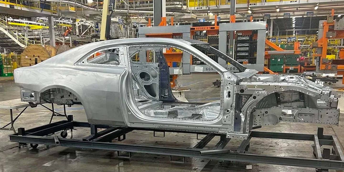 Next-Gen Dodge Charger: Leaked Factory Pics Suggest Gas Engine Will Survive