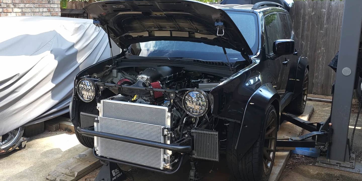 A Hemi-Swapped Jeep Renegade Is Cooler Than a Trackhawk and You Know It