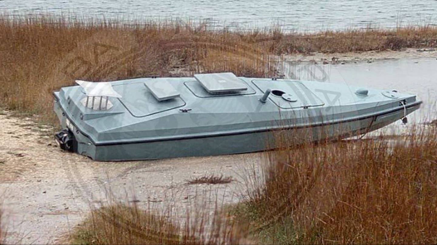 Russian has captured an intact Ukrainian MAGURA V drone boat Russian sources claim