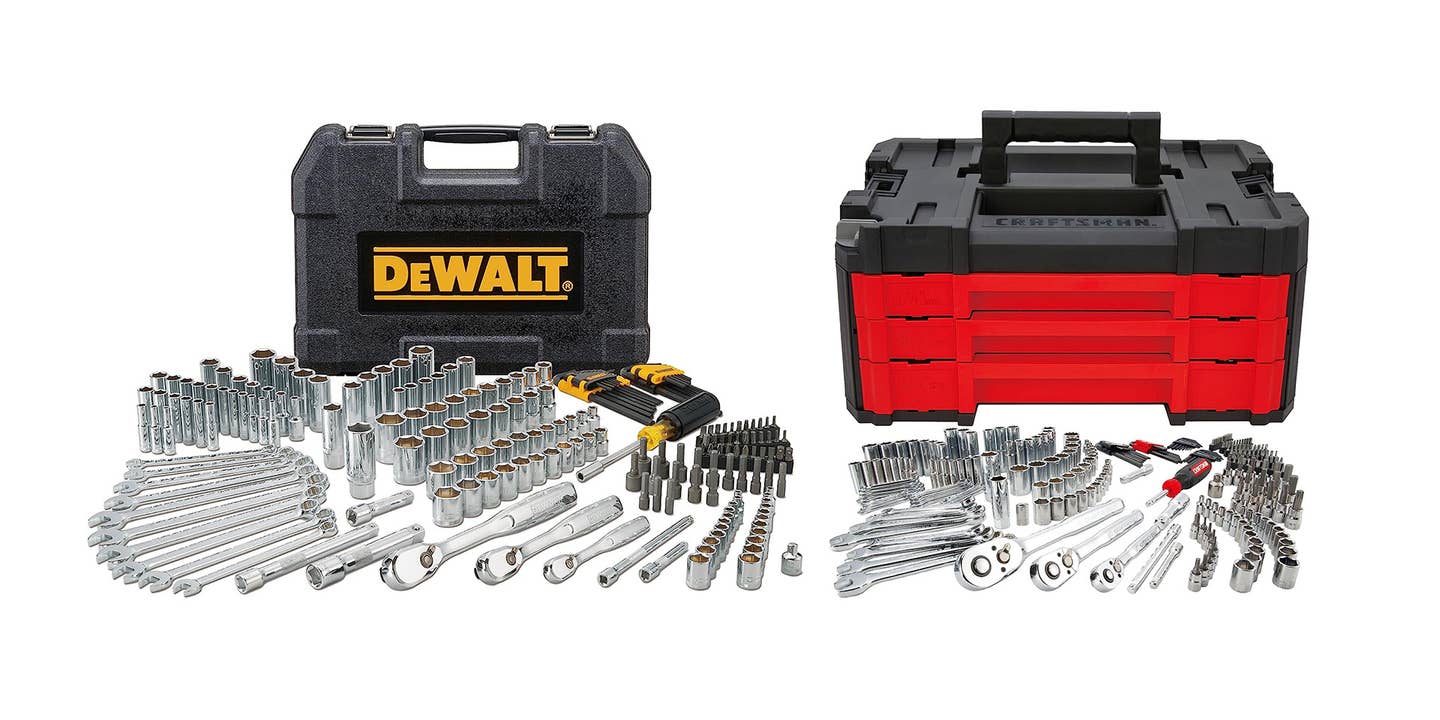 Mechanic's tool sets are on sale today