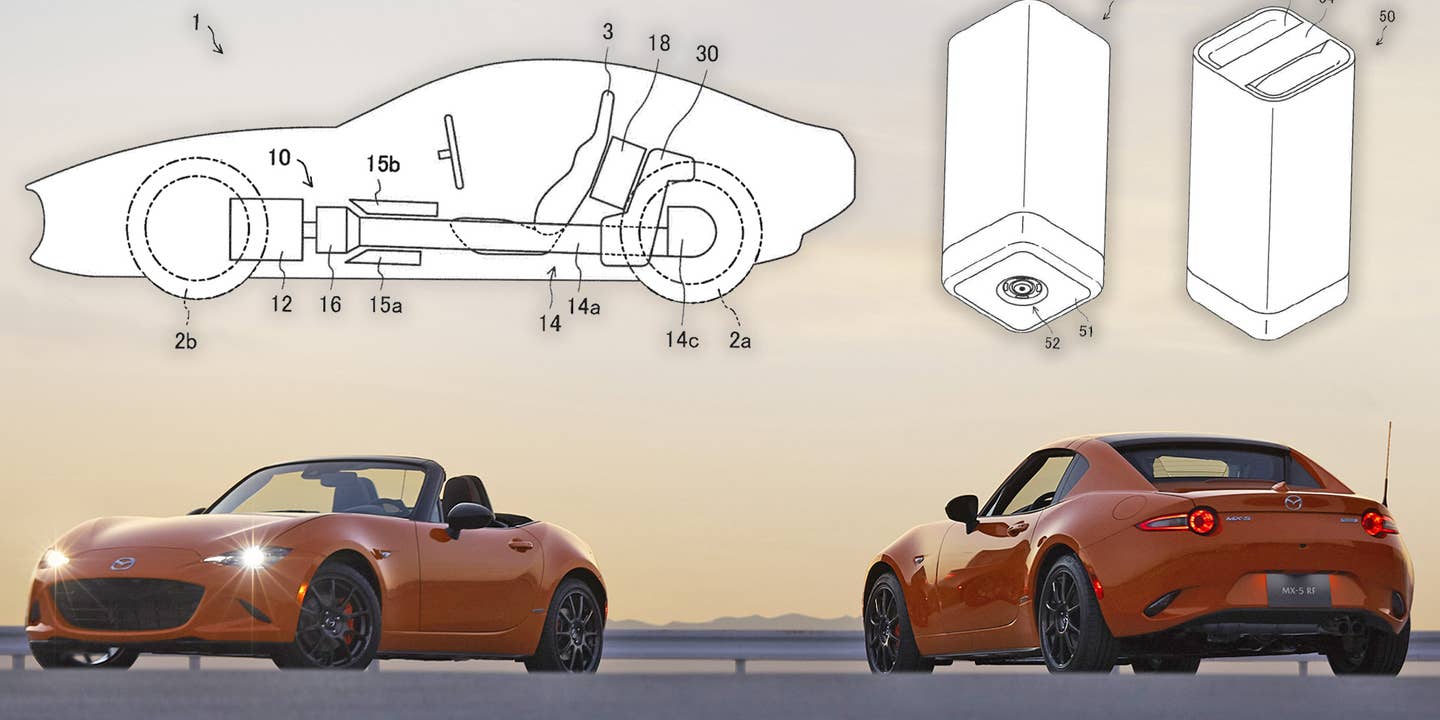 Mazda Rotary Sports Car With Hot-Swappable Hybrid Batteries Is an Amazing Concept
