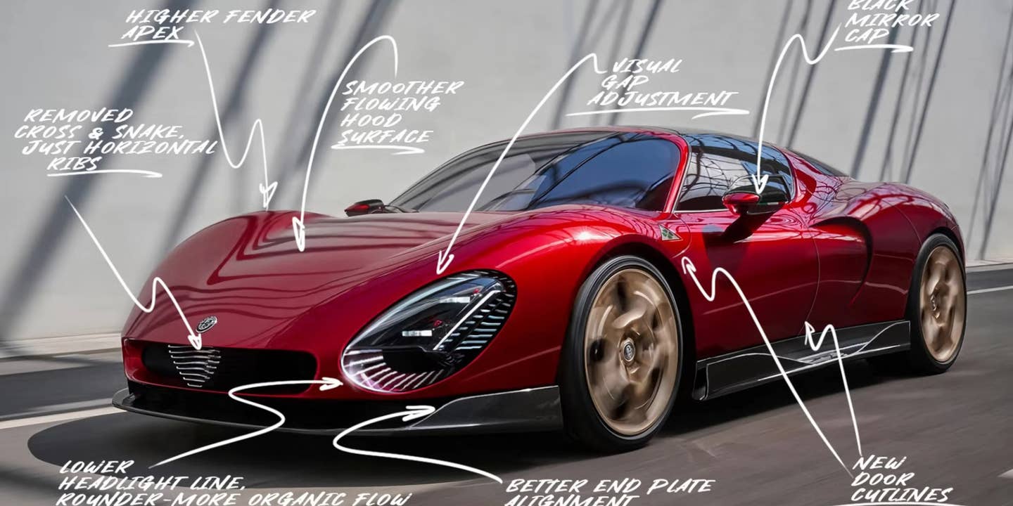 Here’s How an Influential Car Designer Would Fix the Alfa Romeo 33 Stradale