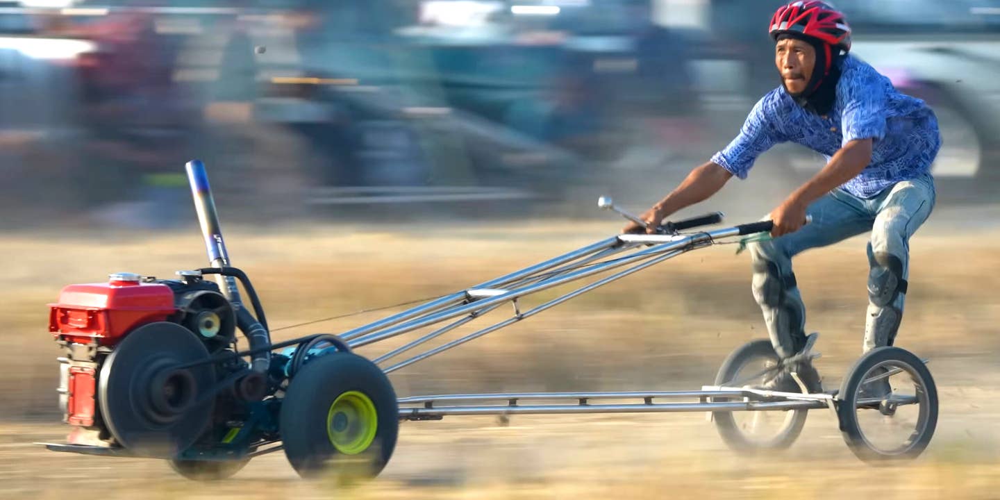 What a Spectacle: Thai Farmers Drag Race Tuned Stand-Up Tractors