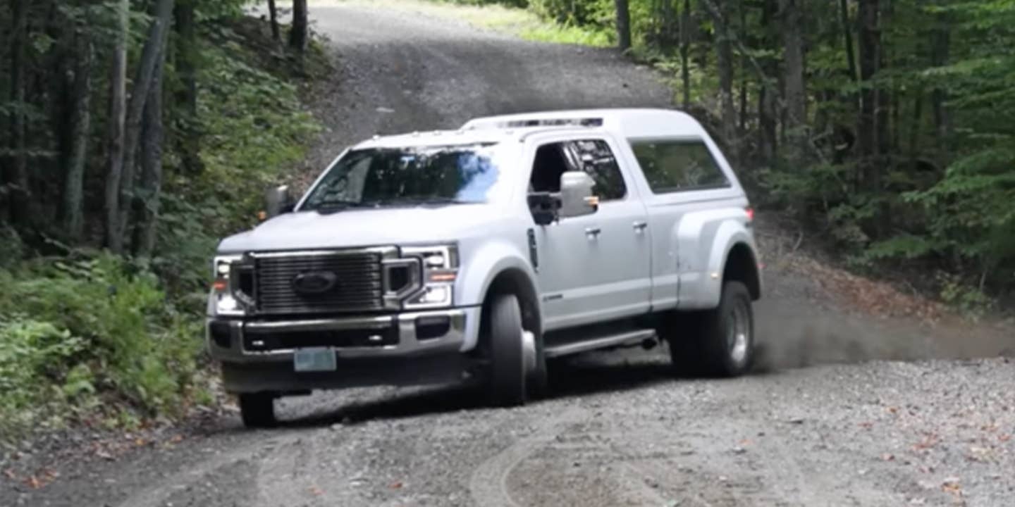 Can You Rally a Massive Ford F-450? The Answer Is Yes, Absolutely